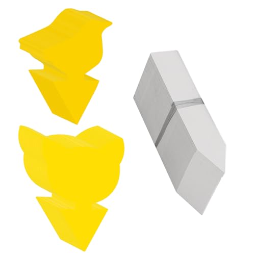 UDNFHL 60 Pezzi di Tavola da Insetti Appiccicosi E 100 Pezzi di Etichette Vegetali, Etichette Impermeabili in Plastica, Trappole Adesivi, Forniture per Il Giardinaggio, Accessori per Piante.
