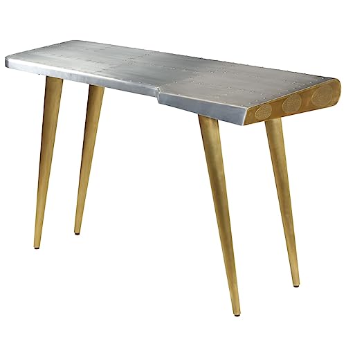 vidaXL Bureau Aviator Vintage Style Aviateur Table à Écrire Table d'Ordinateur
