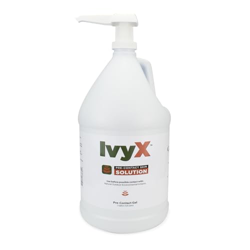 Image of CoreTex Ivy X Pre-Contact Poison Ivy Protection Gel - 128oz. Jug of USA-Made Ivy Barrier Gel to Help Prevent Itchy Rashes from Poison Ivy, Poison Oak, & Poison Sumac - Quick Dry & Chalk-Free Formula