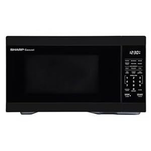 Sharp 1.1-Cu. Ft. Countertop Microwave Oven, Black (Smc1161hb)