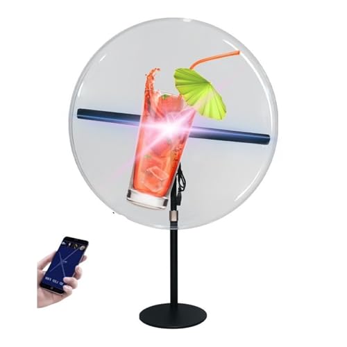 Proyector holográfico 3D para atraer clientes con lámpara publicitaria de 384 LED 2