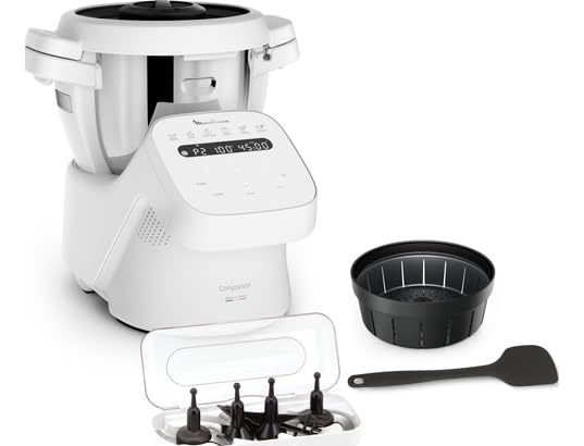 Moulinex Companion Robot kuchenny z funkcją gotowania, 12 automatycznych programów, tryb ręczny, pojemność 3 l, HF840110