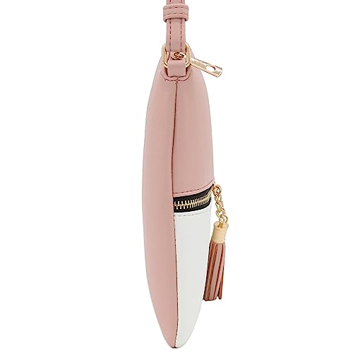 Image of DELUXITY Lightweight Medium Crossbody Bag with Tassel