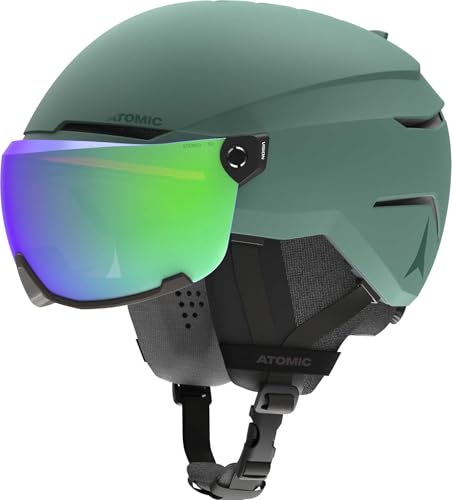 ATOMIC Savor Visor Stereo Skihelm mit Visier - Snowboard- & Ski-Helm mit Brille - 360° Fit System &...