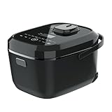 [山善] 炊飯器 5.5合 IH 二人暮らし 8種類炊き分け機能 IH式 炊飯器 早炊き 保温 予約機能 クリーンモード搭載 ブラック YJU-E10(B)