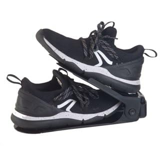 20 Organizadores Sapatos Saltos Tênis Preto com Furo - Regulagem de Altura