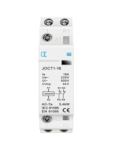 Contacteur AC domestique 2P 16A pour stopper le gaspillage d'énergie