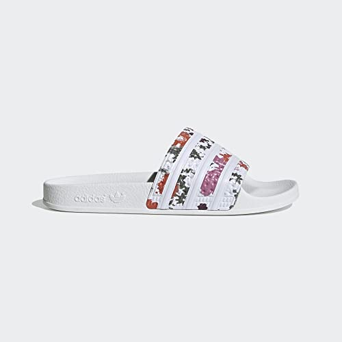 Image of adidas Womens Adilette Slide Casual Sandals Casual - Orange