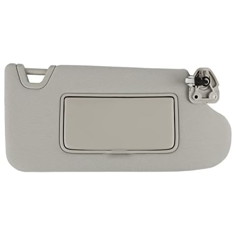 Nakuuly Right Passenger Side Sun Visor Gray with Light Without Sunroof Compatible with Nissan Altima 2013 2014 2015 2016 2017 2018 Replaces # 96400-3TA2A Cover