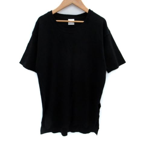 アンビデックス AMBIDEX カットソー 半袖 リブ リネン混 F 黒 ブラック SM1 レディース