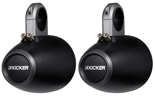 Image of Pair Kicker KMTES Marine Wakeboard Tower Enclosures for 6 inch and 6.5 inch Speakers