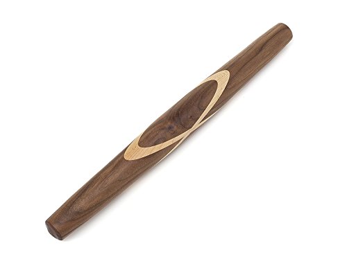 Black Walnut With Sugar Maple Celtic Knot French Style Rolling Pin: Tapered Solid Wood Design. By Top Notch Kitchenware! #TOP7