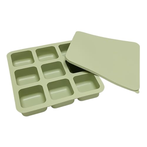 Ice Tray med lock, läck beprövad ismatta, whiskey Ice Mold, stort isdäck, cocktail iskuber, babymat frysare, popsicle maker spår för cocktail, frysa barnmat, göra popsicles