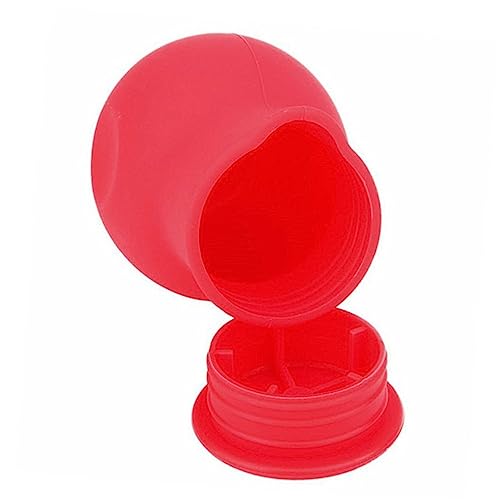 BRIGHTFUFU Red Silicone Chocolate Melting Pot Mould for Easy Microwave Melting Pouring for Baking