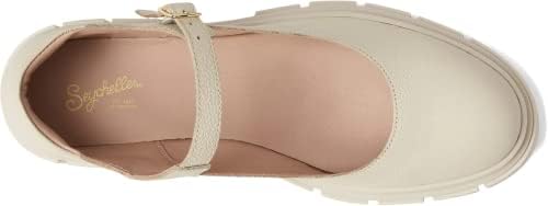 Seychelles Women's Alley Cat Mary Jane Flat, Off White, 9 | Image 1