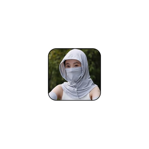 Máscara facial balaclava de verão com proteção UV e proteção contra raios UV, respirável, máscara de