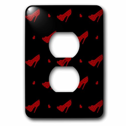 Couverture de sortie talons rouge 3dRose lsp_52829_15,2 cm, cadeau idéal pour amateurs de mode