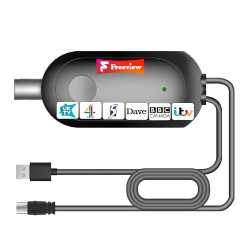 2025 TV Aerial Booster Amplifier – High-Gain Signal Booster for Freeview HD, Reduces Pixelation & Improves Weak Reception, Low-Noise USB Powered TV Signal Amplifier for Indoor Aerials