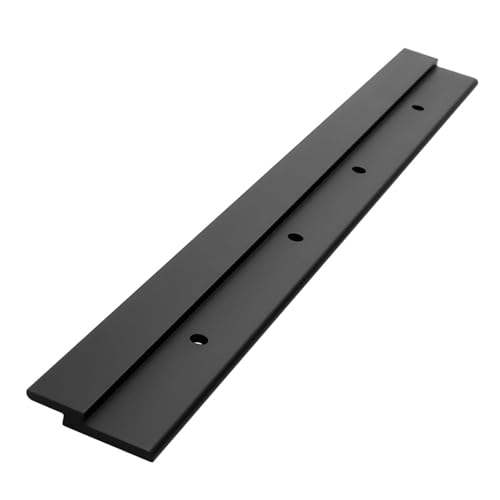Image of 2pairs 11.8-Inch French Cleat Picture Hangers Aluminum Alloy Z Type Clips Wall Mounting Picture Frame Brackets for Panels Whiteboards Shelves Artworks Photos (Black)