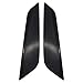 Car Front Side Fender Vents Trim,Left Driver & Right Passenger Side Compatible with 2017-2023 BMW 5 Series Sedan G30 530e 530i 540d 540i M550i xDrive Body Side Air Outlet Intake Cover (Glossy Black)