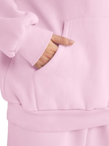 Image of AUTOMET Womens 2 Piece Lounge Sweatsuit Fall Fashion Matching Sweat Sets | Oversized Fall Hoodies & Baggy Jogger Sweatpants Fashion 2026 Outfits