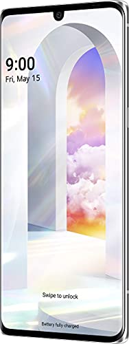 LG Velvet 5G - Smartphone, 6.8 Pulgadas, OLED, 6GB RAM / 128GB ROM, Dual SIM, Android 10, Blanco (Aurora White)