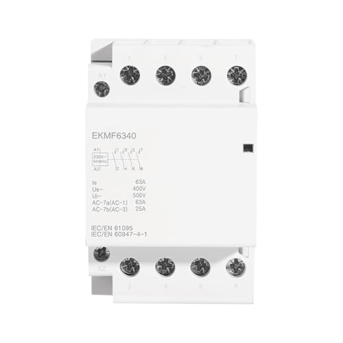 Contacteur 4 pôles triphasé EKMF-2522 silencieux et robuste 220V 25A 40A 63A