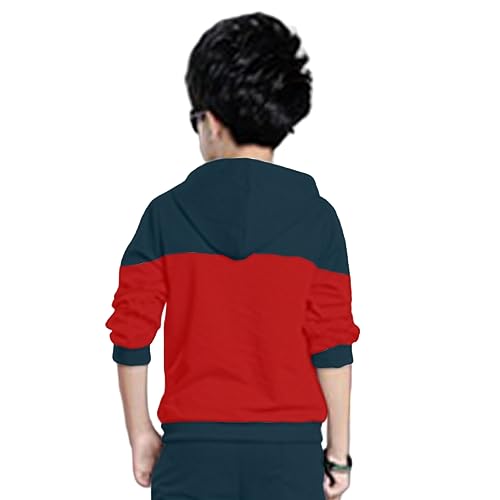 Image of Boys Cotton Printed Full Sleeve T-Shirt Green