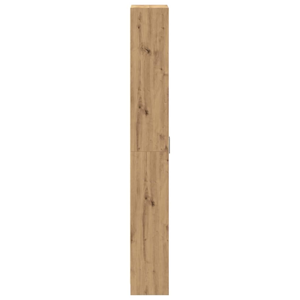 Refined Armario Roble Artesanal 55 x 25 x 189 cm Madera de ingeniería