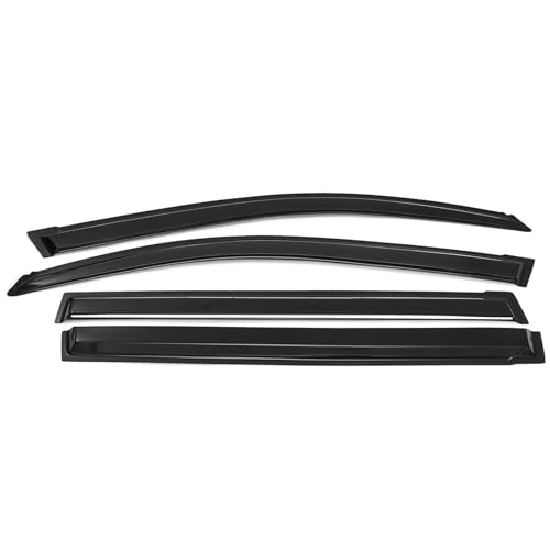 Déflecteurs de pluie anti-buée pour Toyota Land Cruiser | Protection de fenêtre aérodynamique