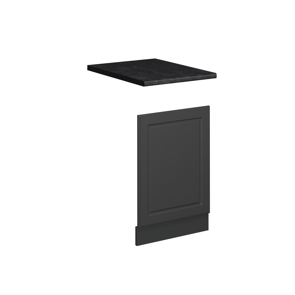 Vicco Panel Frontal Fame-Line, Antracita-Oro Landhaus/Antracita, 45 cm