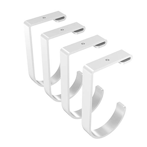 FLEXIMOUNTS Add-On Storage Hook Accessory for Ceiling Rack, 4-Pack