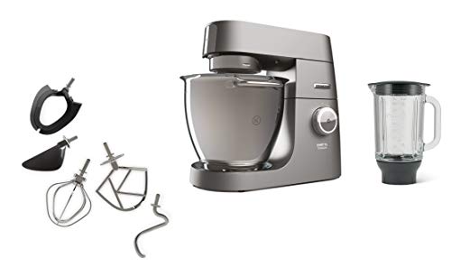 Kenwood Chef XL Titanium KVL8320S - leistungsstarke Küchenmaschine, 1700 Watt, silber + Rührschüssel, 6,7 Liter… – Bild 3
