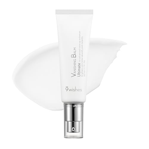 9 wishes VB Ultimate Tone-Up Cream (1.7 Fl. Oz.) - Ideal Makeup Primer, Hydrating Face Moisturizer with Niacinamide and Glutathione, Anti-Wrinkle, Reduce Fine Lines