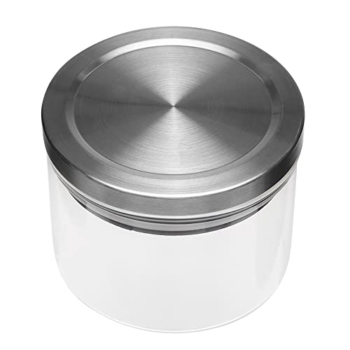 Mimo Style Borossilicato Pote Hermético de Vidro com Tampa, Transparente (Bronze), 370 ml