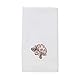 Avanti Linens Butterfly Garden Collection Handtuch, Bestickt, Weiß