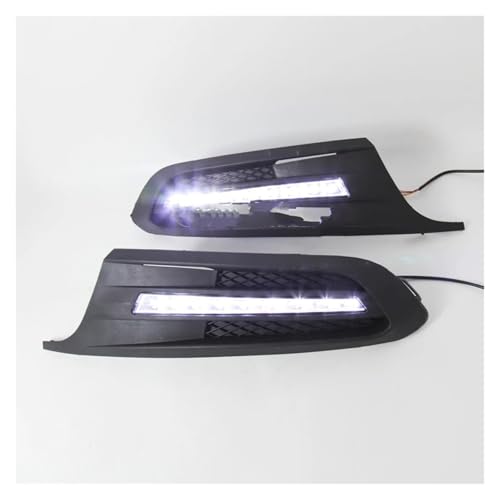 DRL antibrouillard VW Jetta 2012-2014 feux diurnes blanc jaune étanches LED