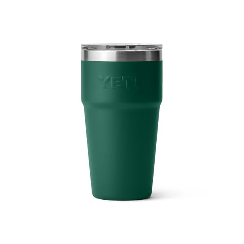 Image of YETI Rambler 20 oz Stackable Tumbler, Stainless Steel, Vacuum Insulated with MagSlider Lid