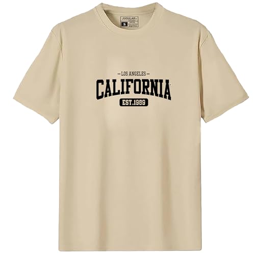 Image of JUGULAR Men's Half Sleeve Cotton Printed Combo Tshirt (Pack of 2)