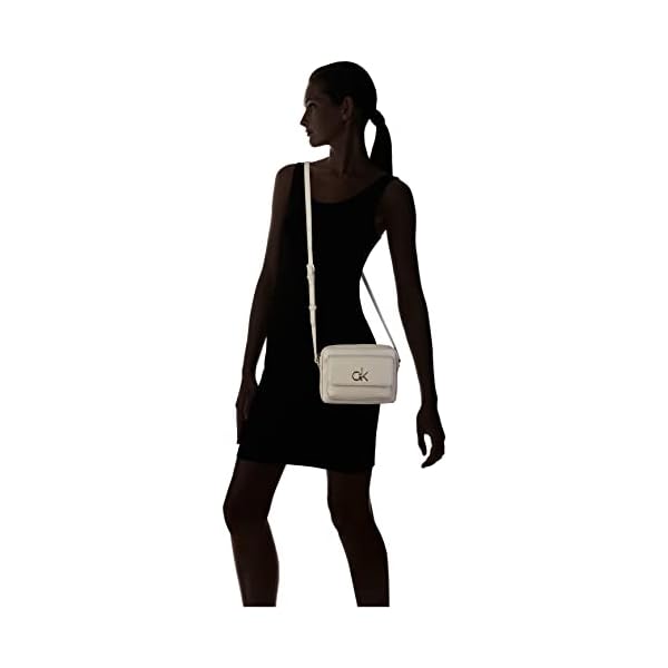 Calvin Klein Damen Re-Lock Kameratasche mit Klappe Crossovers, M – Bild 7