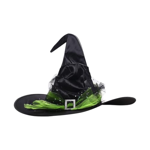 Halloween Witch Hat for Women Wizard Hats Holiday Cosplay Costume Accessory - image 5