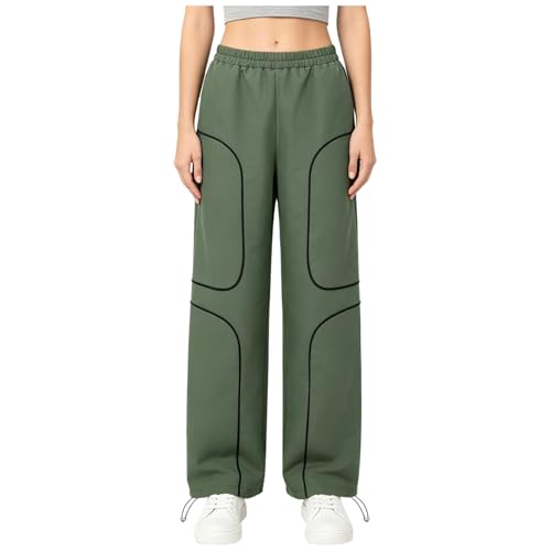 Pantalon taille élastique femme imperméable à jambes larges - 6