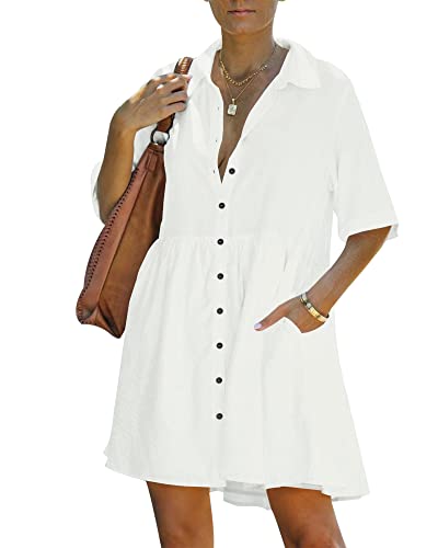 Vestido babydoll ligero para paseos de verano y tardes de terraza