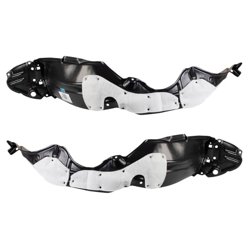 Image of TRQ Inner Fender Liner Set Compatible with 2012-2014 Toyota Prius C TO1248186 TO1249186