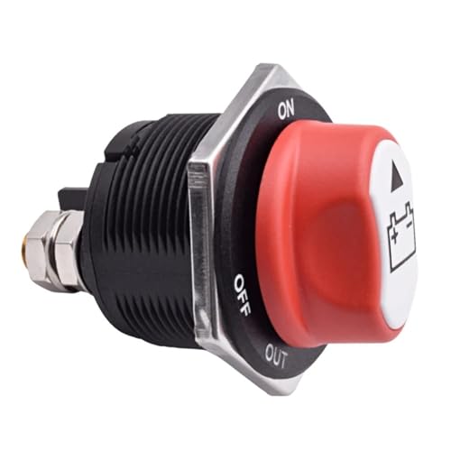 Desconexión de batería de coche 200A y cortacorriente rotativo 12V 24V CC para barcos y caravanas