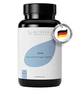 BODERRA Jod Kapseln Hochdosiert 120 Stück