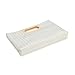 IXEBELLA Dressy Woven PU Leather Small Handbag, Fashion Women Party Clutch Purse, Formal Bag for Wedding, Prom, Cocktail (Ivory-woven)