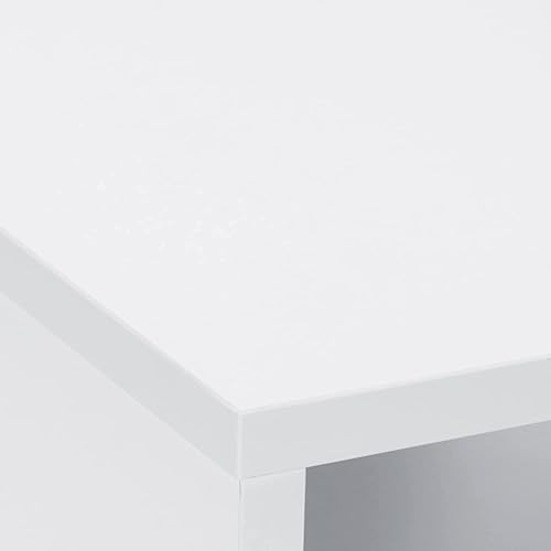 Miniatura 2 de BarberPub Juego de tocador con espejo Maquillaje Mesa Spa Belleza Estilo Barbería Estación Equipo 3143 (blanco)