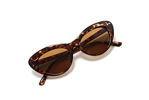 Óculos De Sol Feminino Gatinho Pontudo M-06 Cor: Marrom-Tartaruga