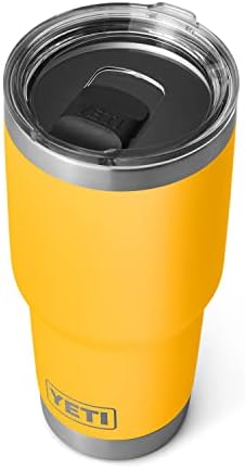 YETI Rambler 30 oz Tumbler, Stainless Steel, Vacuum Insulated with MagSlider Lid, Alpine Yellow